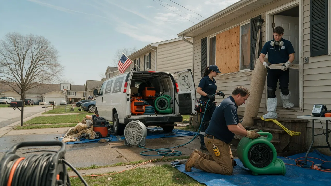 Water Damage Restoration in Sterling, IL near me
